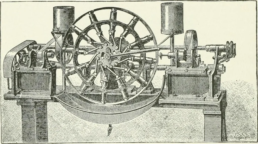 An illustration from The wonders of modern mechanism. A résumé of recent progress in mechanical, physical, and engineering science, 1896, leaf 161