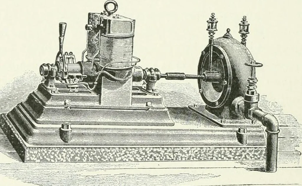 An illustration from The wonders of modern mechanism. A résumé of recent progress in mechanical, physical, and engineering science, 1896, leaf 293