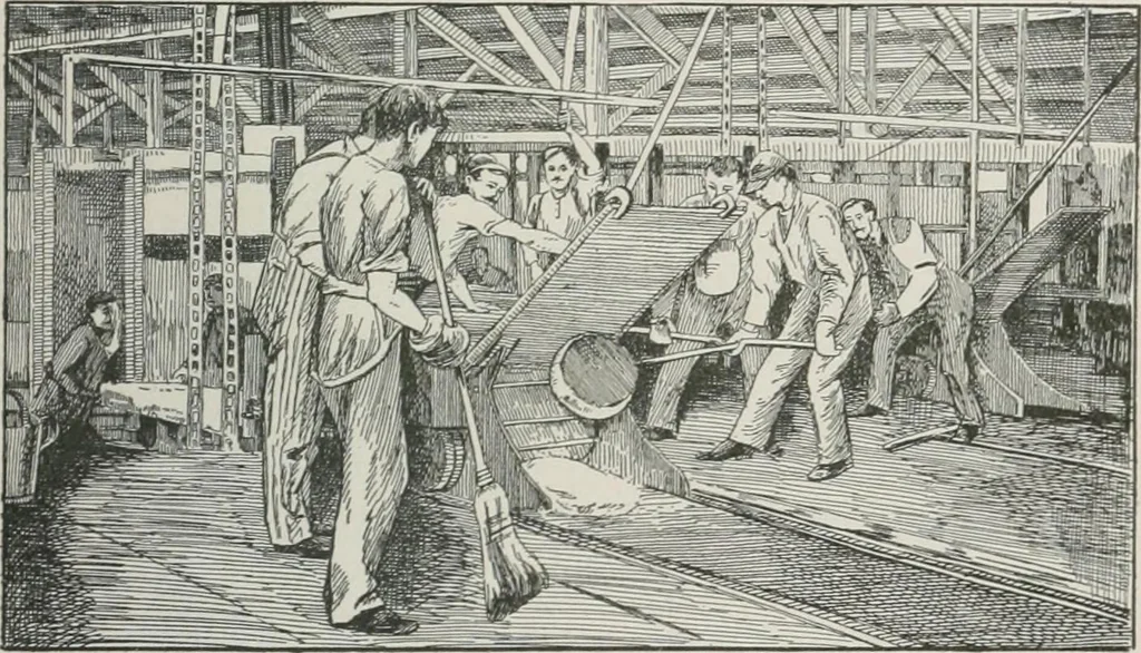 An illustration from The wonders of modern mechanism. A résumé of recent progress in mechanical, physical, and engineering science, 1896, leaf 346