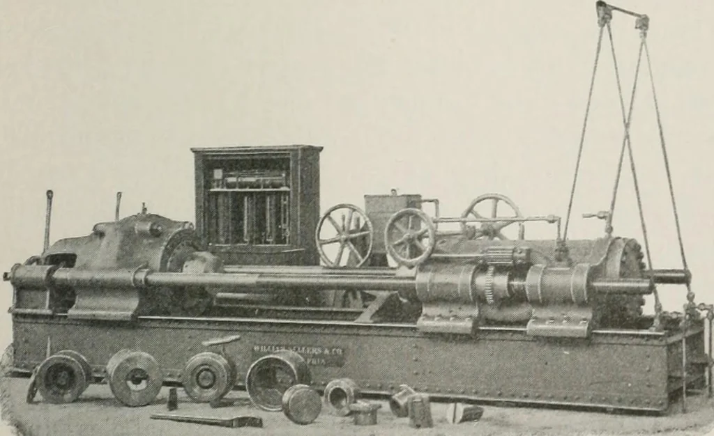 An illustration from The wonders of modern mechanism. A résumé of recent progress in mechanical, physical, and engineering science, 1896, leaf 394