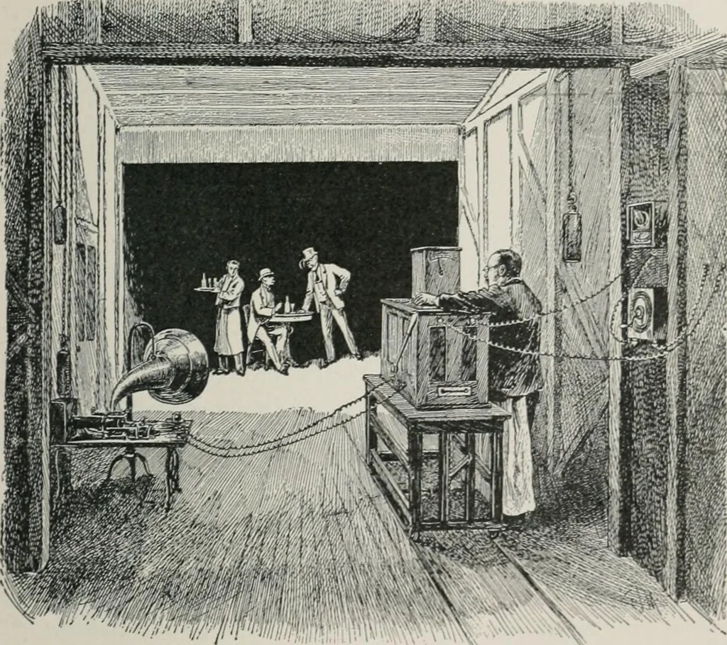 An illustration from The wonders of modern mechanism. A résumé of recent progress in mechanical, physical, and engineering science, 1896, leaf 80