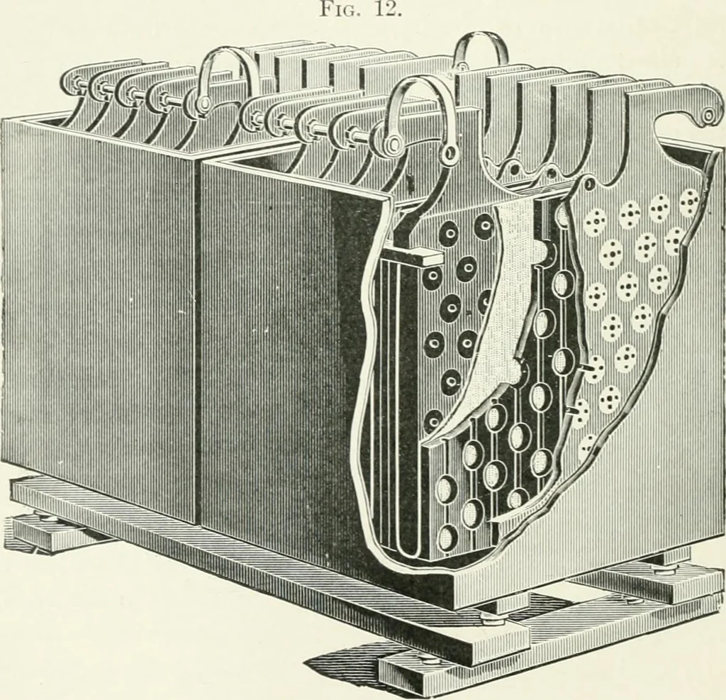 An illustration from The wonders of modern mechanism. A résumé of recent progress in mechanical, physical, and engineering science, 1896, leaf 87