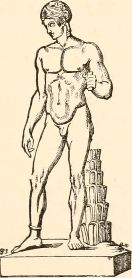 An illustration from Wonders of sculpture, 1873, leaf 116