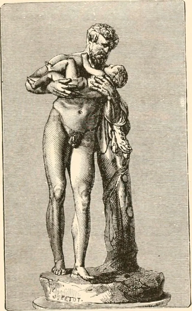 An illustration from Wonders of sculpture, 1873, leaf 134