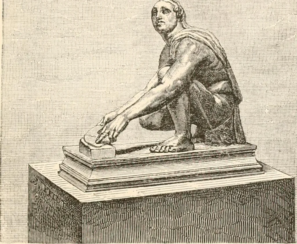 An illustration from Wonders of sculpture, 1873, leaf 156
