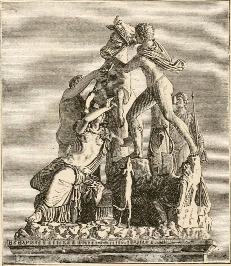An illustration from Wonders of sculpture, 1873, leaf 175