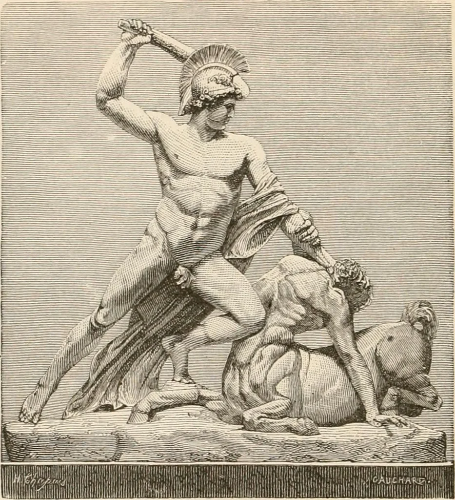 An illustration from Wonders of sculpture, 1873, leaf 263