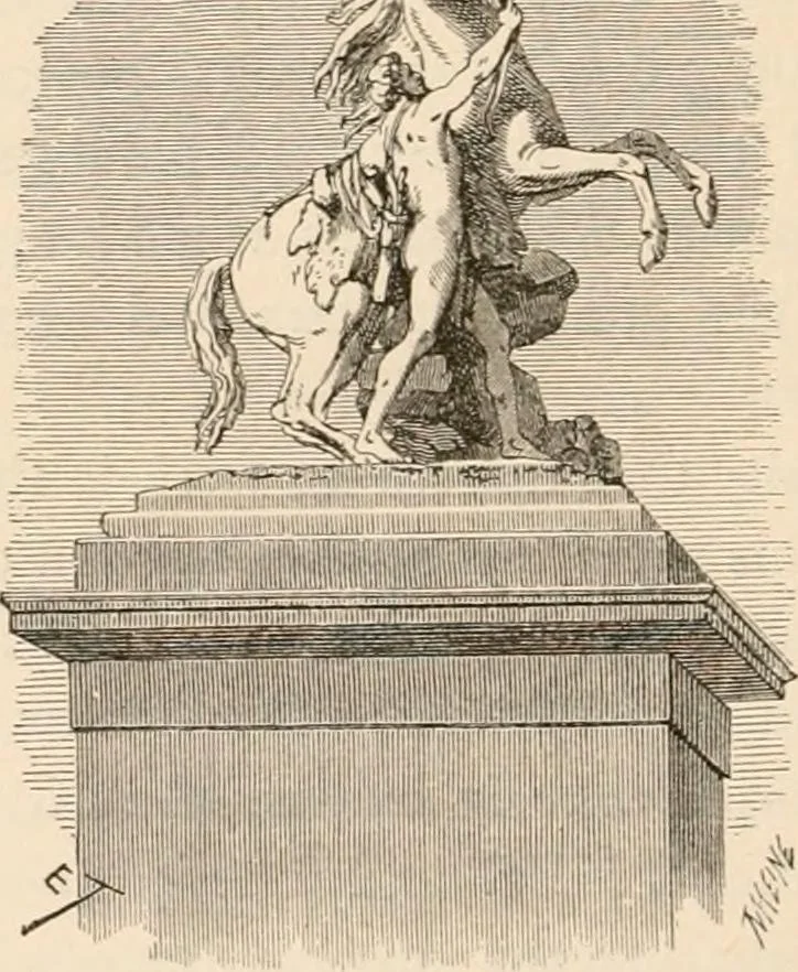 An illustration from Wonders of sculpture, 1873, leaf 351