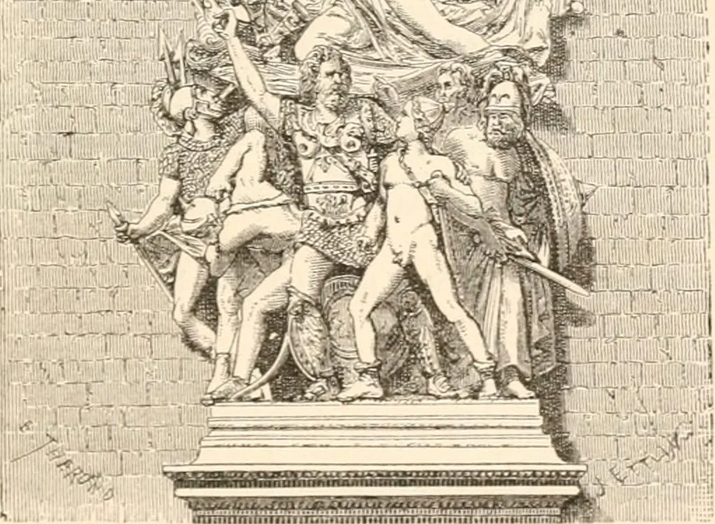 An illustration from Wonders of sculpture, 1873, leaf 366
