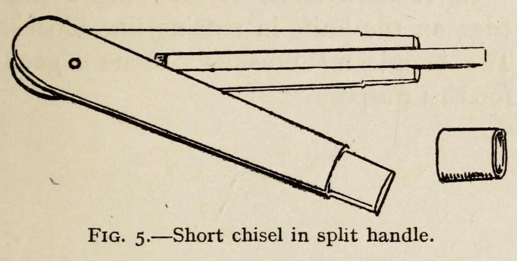 An illustration from Wood-block printing : a description of the craft of woodcutting & colourprinting based on the Japanese practice, 1916, leaf 61