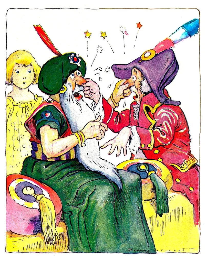 An illustration from Johnny Gruelle Books & Comics, 1911, leaf 12