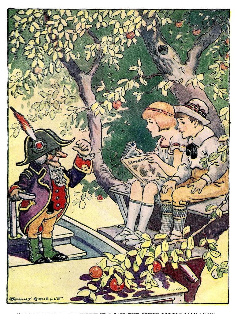 An illustration from Johnny Gruelle Books & Comics, 1911, leaf 2