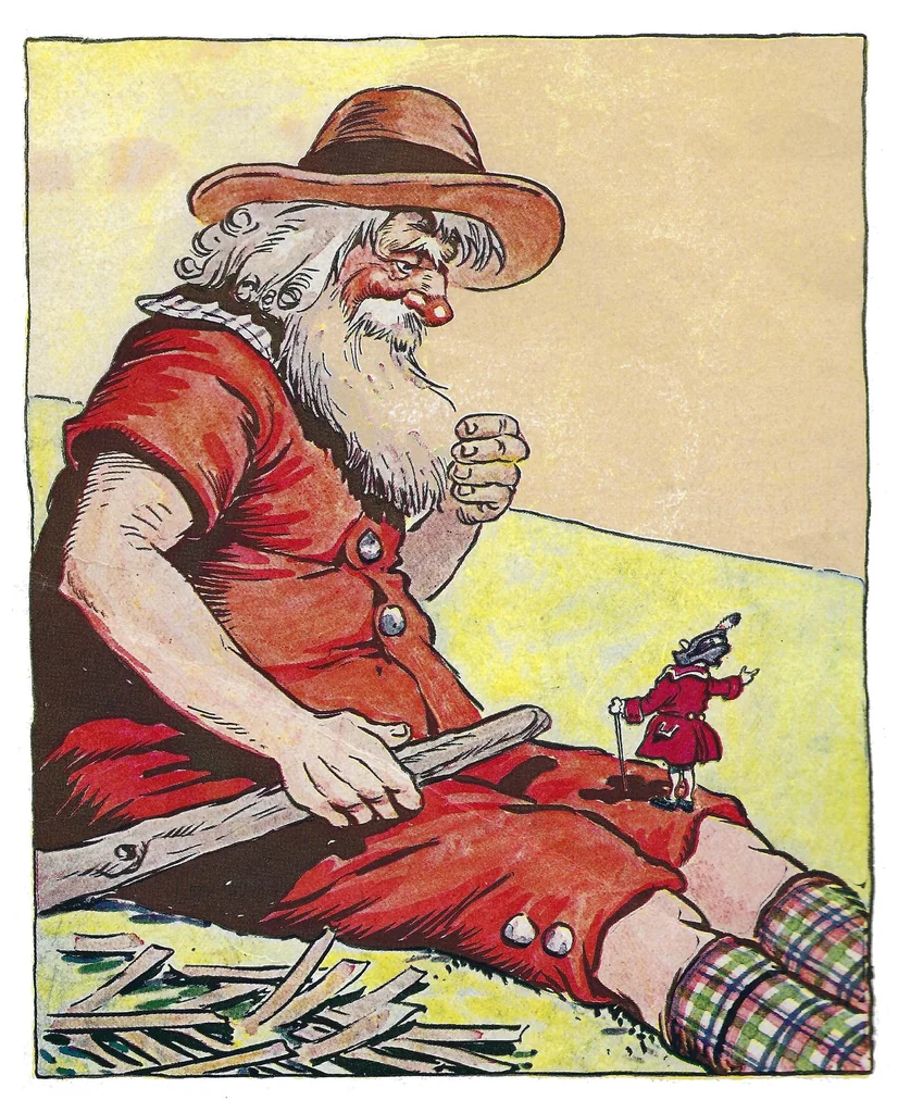 An illustration from Johnny Gruelle Books & Comics, 1911, leaf 7