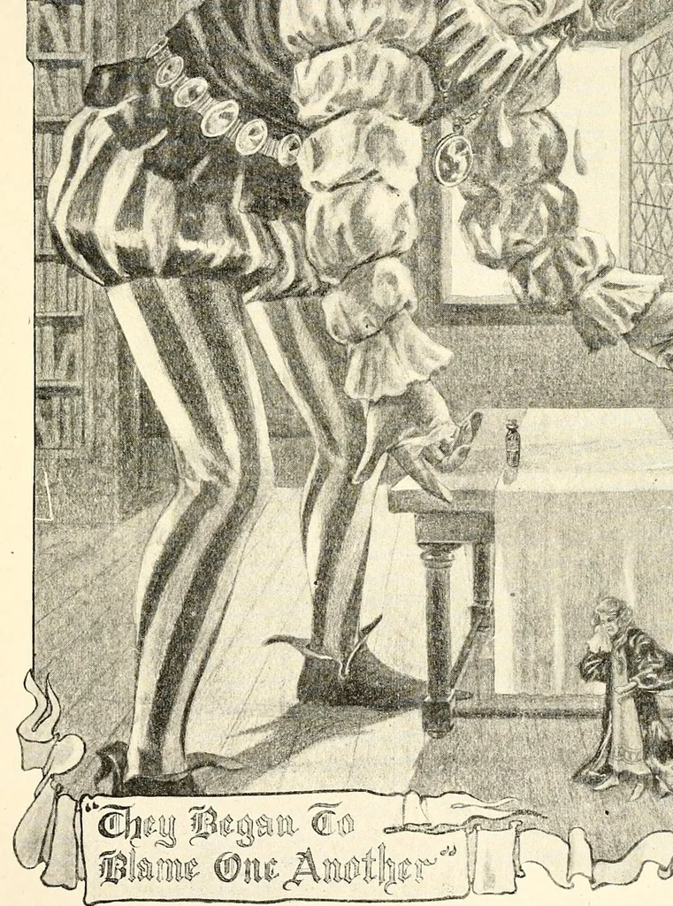 An illustration from Woodland elf, 1906, leaf 73