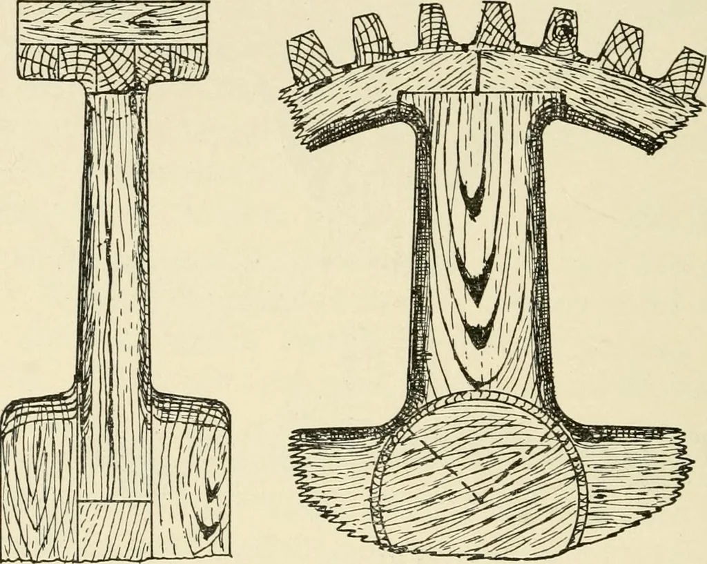 An illustration from Wood pattern-making; the fundamental principles and elementary practice of the art, 1906, leaf 125