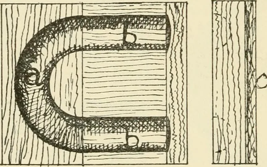An illustration from Wood pattern-making; the fundamental principles and elementary practice of the art, 1906, leaf 143