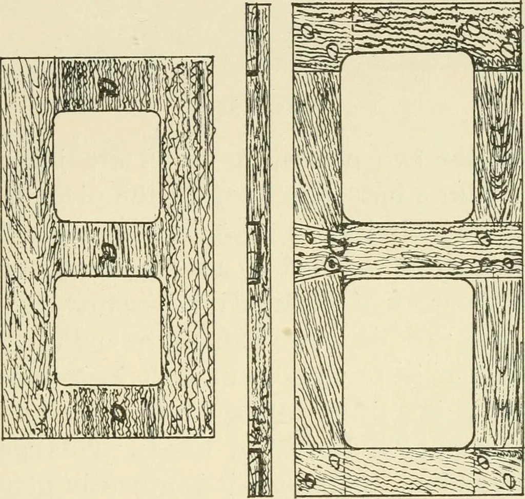 An illustration from Wood pattern-making; the fundamental principles and elementary practice of the art, 1906, leaf 78