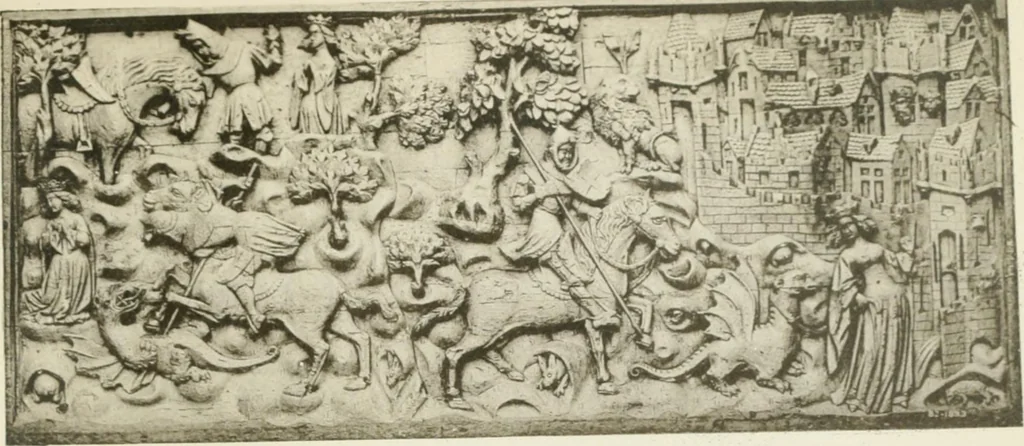 An illustration from Wood sculpture, 1911, leaf 428