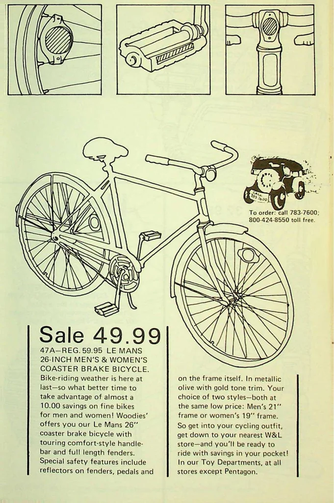 An illustration from Woodward & Lothrop - Housewares 1974, 1974, leaf 46