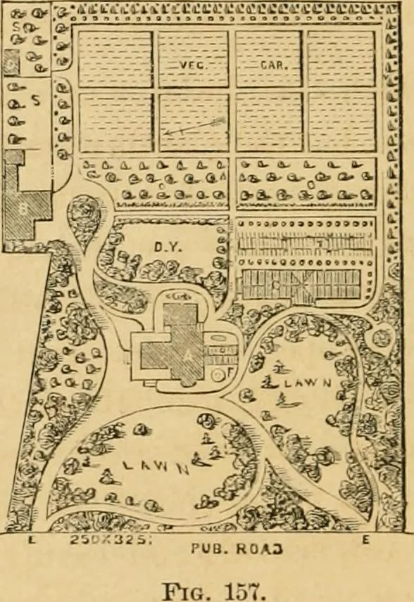 An illustration from Woodward's architecture and rural art : landscape gardening, and rural art, 1867, leaf 111