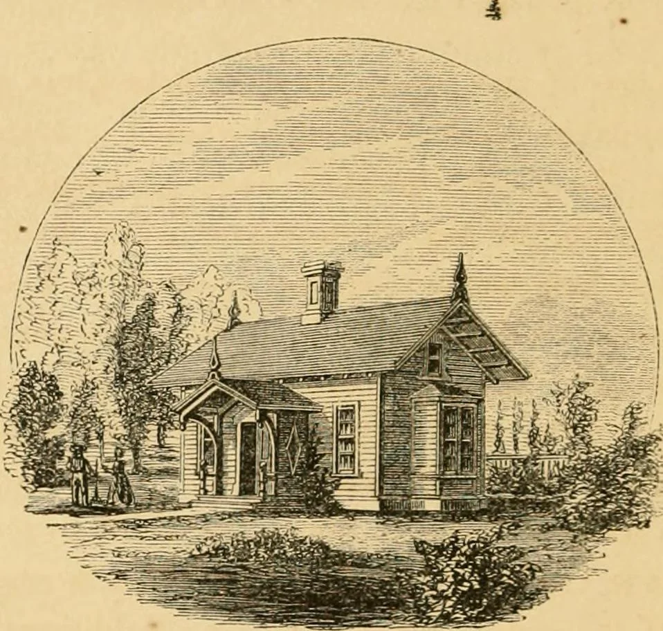 An illustration from Woodward's architecture and rural art : landscape gardening, and rural art, 1867, leaf 15