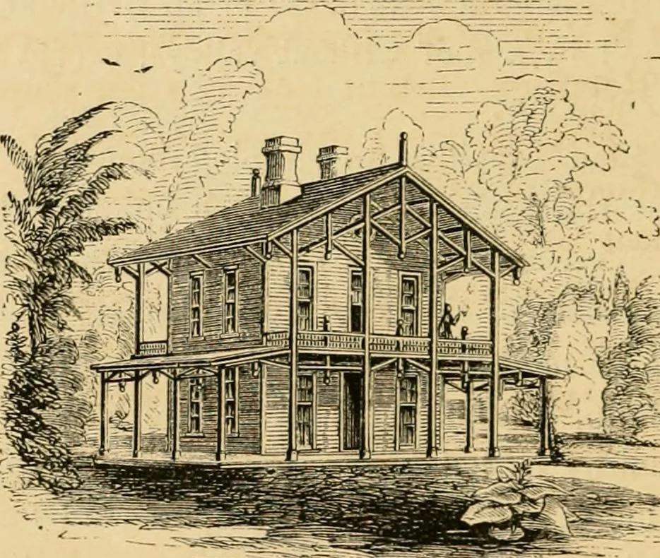 An illustration from Woodward's architecture and rural art : landscape gardening, and rural art, 1867, leaf 43