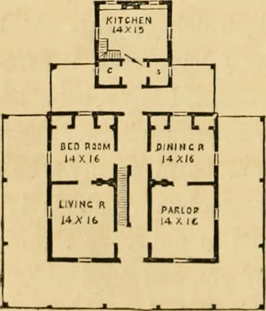 An illustration from Woodward's architecture and rural art : landscape gardening, and rural art, 1867, leaf 43
