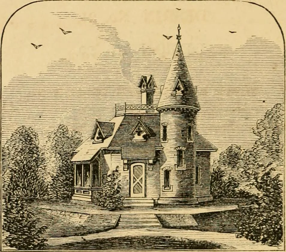 An illustration from Woodward's architecture and rural art : landscape gardening, and rural art, 1867, leaf 57