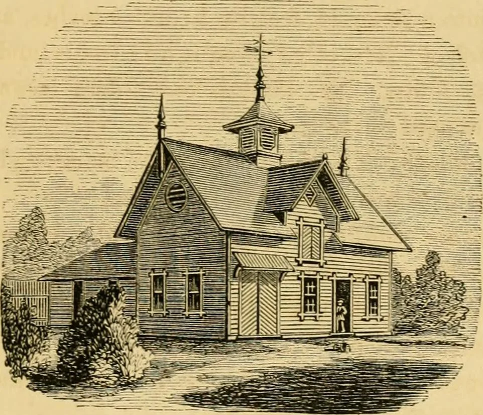 An illustration from Woodward's architecture and rural art : landscape gardening, and rural art, 1867, leaf 60