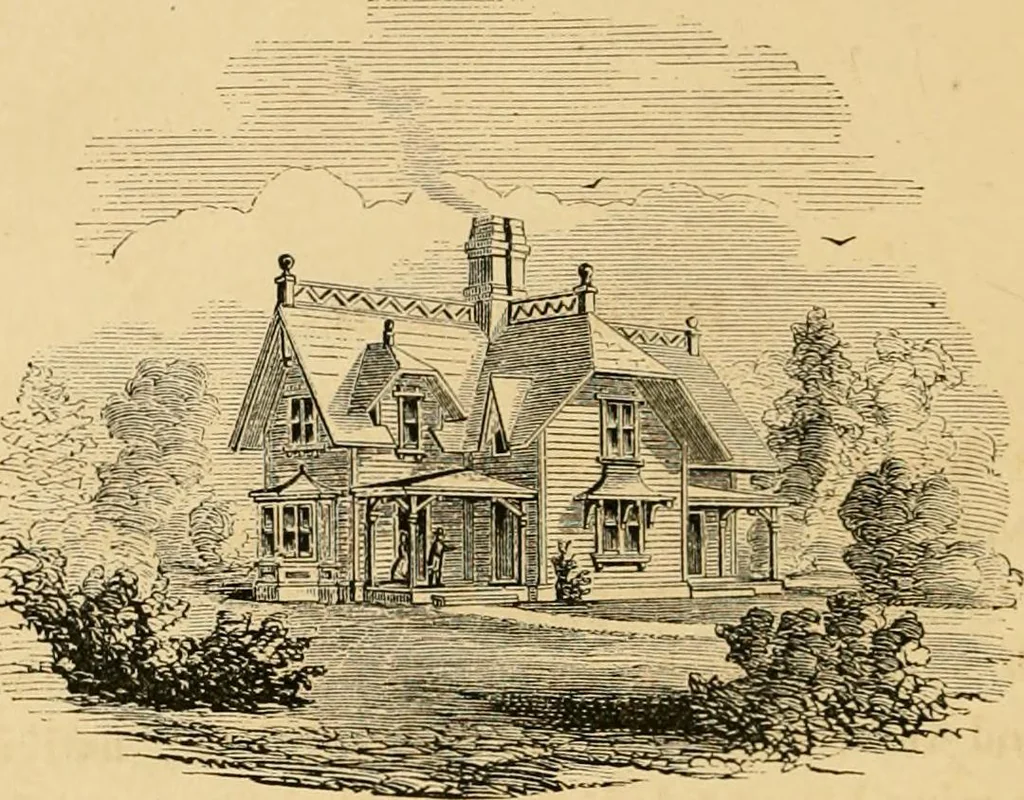 An illustration from Woodward's architecture and rural art : landscape gardening, and rural art, 1867, leaf 65