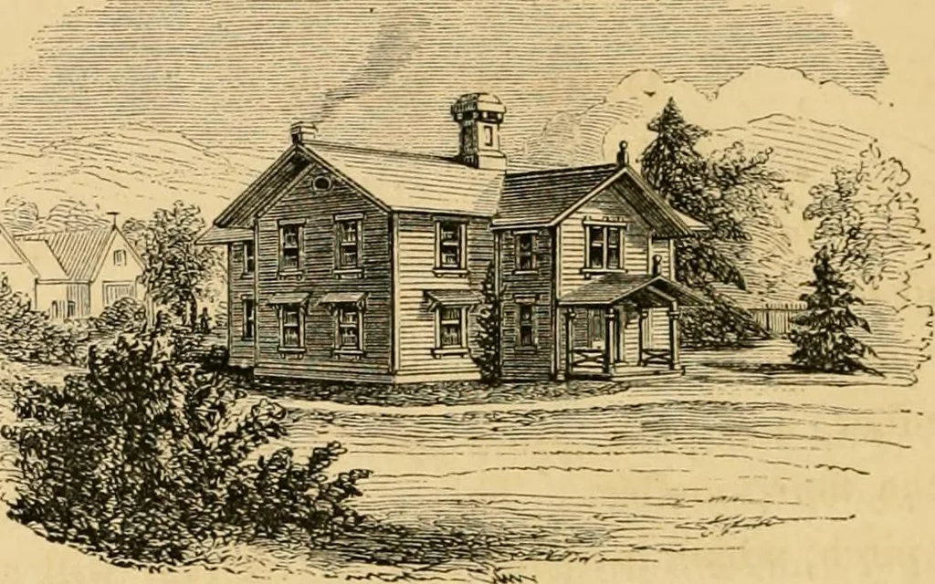 An illustration from Woodward's architecture and rural art : landscape gardening, and rural art, 1867, leaf 69