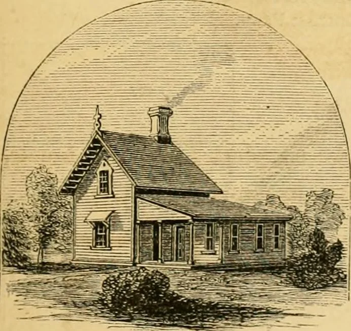 An illustration from Woodward's architecture and rural art : landscape gardening, and rural art, 1867, leaf 74