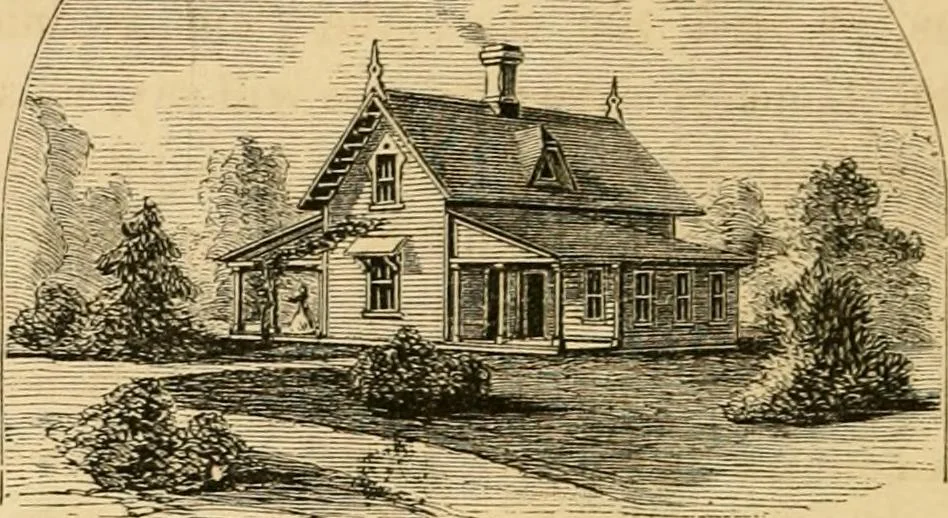 An illustration from Woodward's architecture and rural art : landscape gardening, and rural art, 1867, leaf 75