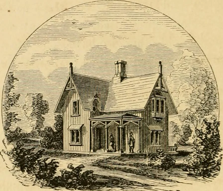 An illustration from Woodward's architecture and rural art : landscape gardening, and rural art, 1867, leaf 77