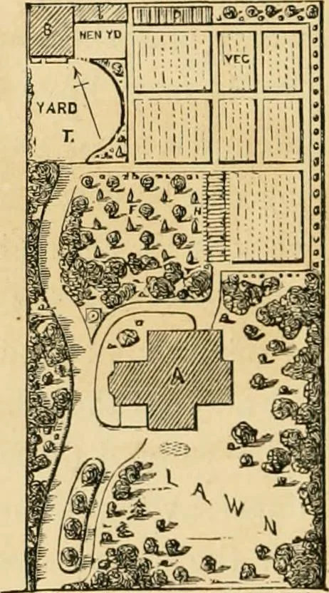 An illustration from Woodward's architecture and rural art : landscape gardening, and rural art, 1867, leaf 81