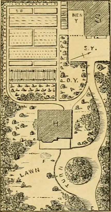 An illustration from Woodward's architecture and rural art : landscape gardening, and rural art, 1867, leaf 86