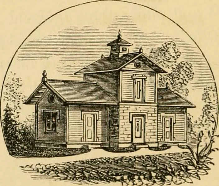 An illustration from Woodward's architecture and rural art : landscape gardening, and rural art, 1867, leaf 93