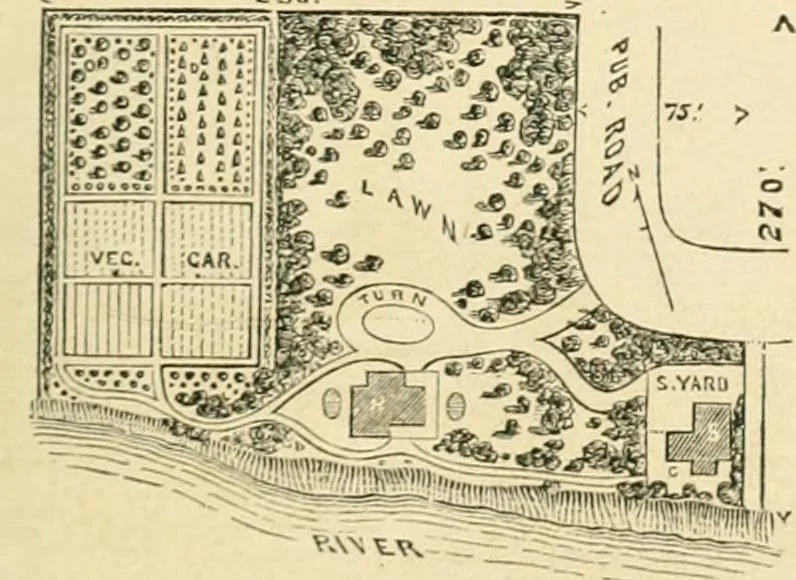 An illustration from Woodward's architecture, landscape gardening, and rural art. no. I.--1867 [-no. II.--1868], 1872, leaf 100