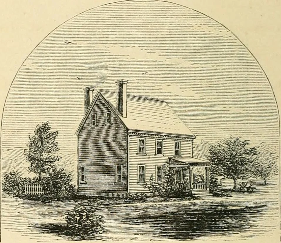 An illustration from Woodward's architecture, landscape gardening, and rural art. no. I.--1867 [-no. II.--1868], 1872, leaf 101