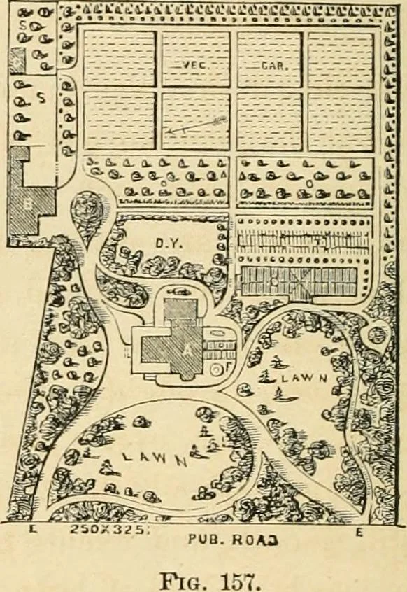 An illustration from Woodward's architecture, landscape gardening, and rural art. no. I.--1867 [-no. II.--1868], 1872, leaf 111