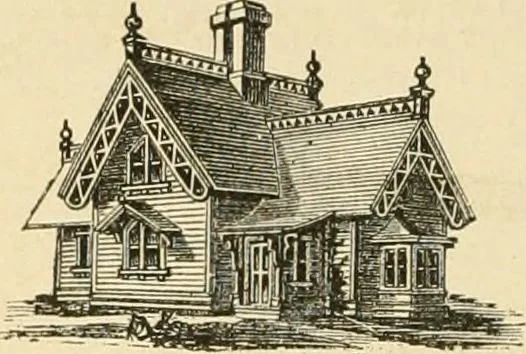 An illustration from Woodward's architecture, landscape gardening, and rural art. no. I.--1867 [-no. II.--1868], 1872, leaf 131