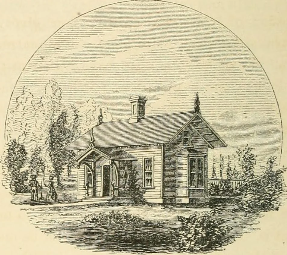 An illustration from Woodward's architecture, landscape gardening, and rural art. no. I.--1867 [-no. II.--1868], 1872, leaf 15