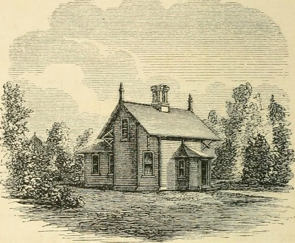 An illustration from Woodward's architecture, landscape gardening, and rural art. no. I.--1867 [-no. II.--1868], 1872, leaf 19