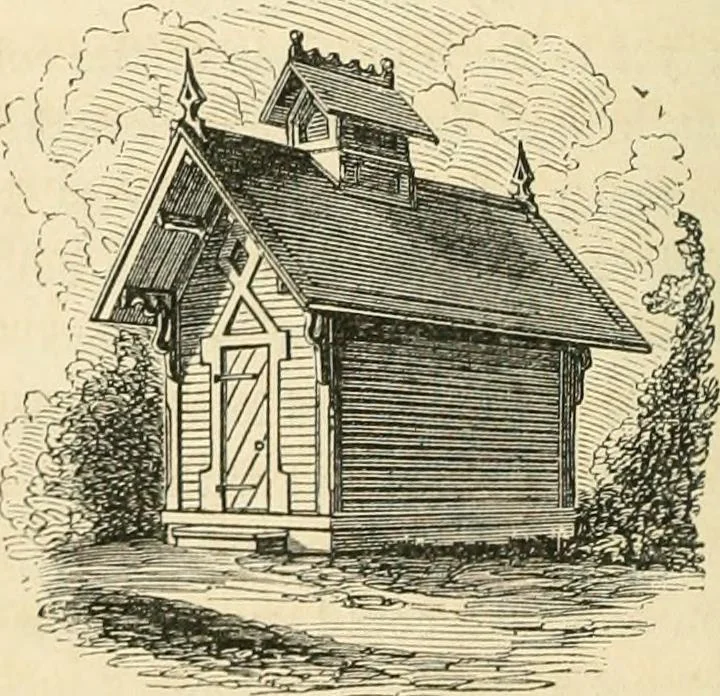An illustration from Woodward's architecture, landscape gardening, and rural art. no. I.--1867 [-no. II.--1868], 1872, leaf 23