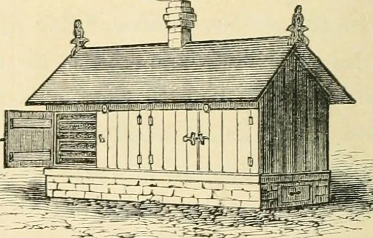 An illustration from Woodward's architecture, landscape gardening, and rural art. no. I.--1867 [-no. II.--1868], 1872, leaf 33