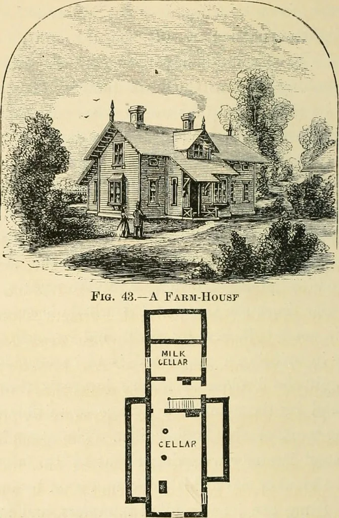 An illustration from Woodward's architecture, landscape gardening, and rural art. no. I.--1867 [-no. II.--1868], 1872, leaf 41