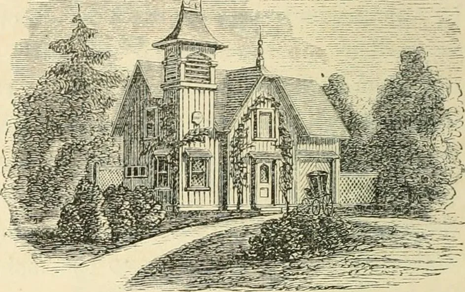 An illustration from Woodward's architecture, landscape gardening, and rural art. no. I.--1867 [-no. II.--1868], 1872, leaf 51