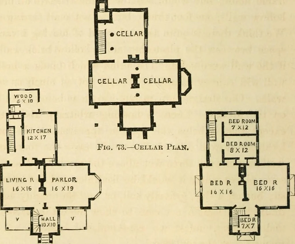 An illustration from Woodward's architecture, landscape gardening, and rural art. no. I.--1867 [-no. II.--1868], 1872, leaf 63