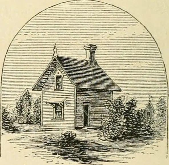 An illustration from Woodward's architecture, landscape gardening, and rural art. no. I.--1867 [-no. II.--1868], 1872, leaf 73