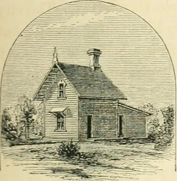 An illustration from Woodward's architecture, landscape gardening, and rural art. no. I.--1867 [-no. II.--1868], 1872, leaf 74